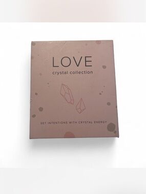 Love Crystal Collection Of 6 Stones With Carrying Bag by Shoppe Geo Healing Gems